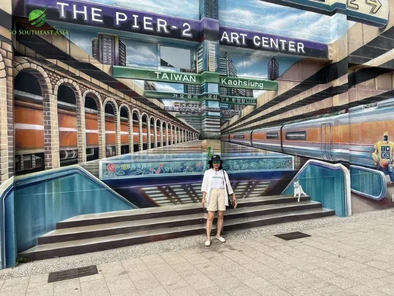 Pier 2 Art Center Kaohsiung street art district